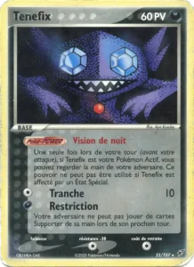 Carte Pokemon Tenefix 23/107 EX Deoxys