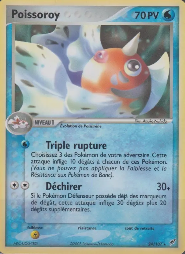 Scan HD carte Pokémon Poissoroy 24/107 — EX Deoxys
