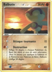 Carte Pokemon Balbuto 53/107 EX Deoxys
