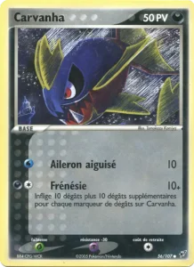 Carte Pokemon Carvanha 56/107 EX Deoxys