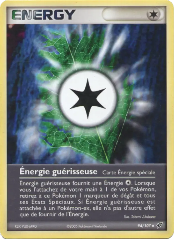 Scan HD carte Pokémon Énergie guérisseuse 94/107 — EX Deoxys