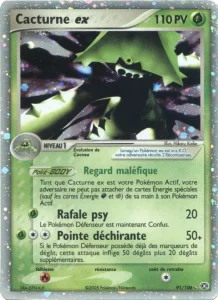 Carte Pokemon Cacturne ex 91/106 EX Émeraude
