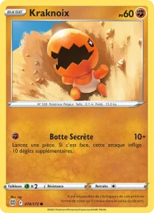 Carte Pokemon Kraknoix 074/172 Stars Étincelantes