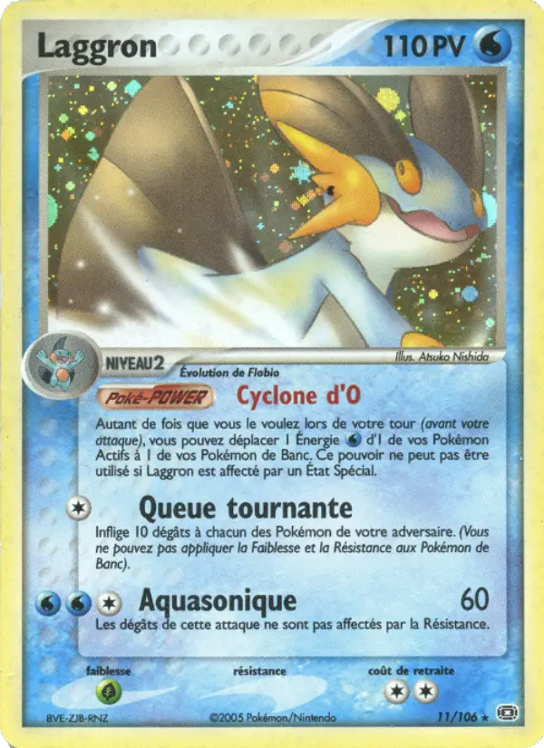 Scan HD carte Pokémon Laggron 11/106 — EX Émeraude