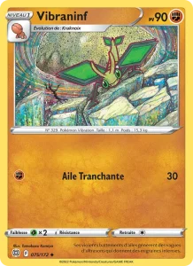 Carte Pokemon Vibraninf 075/172 Stars Étincelantes