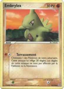Carte Pokemon Embrylex 52/106 EX Émeraude