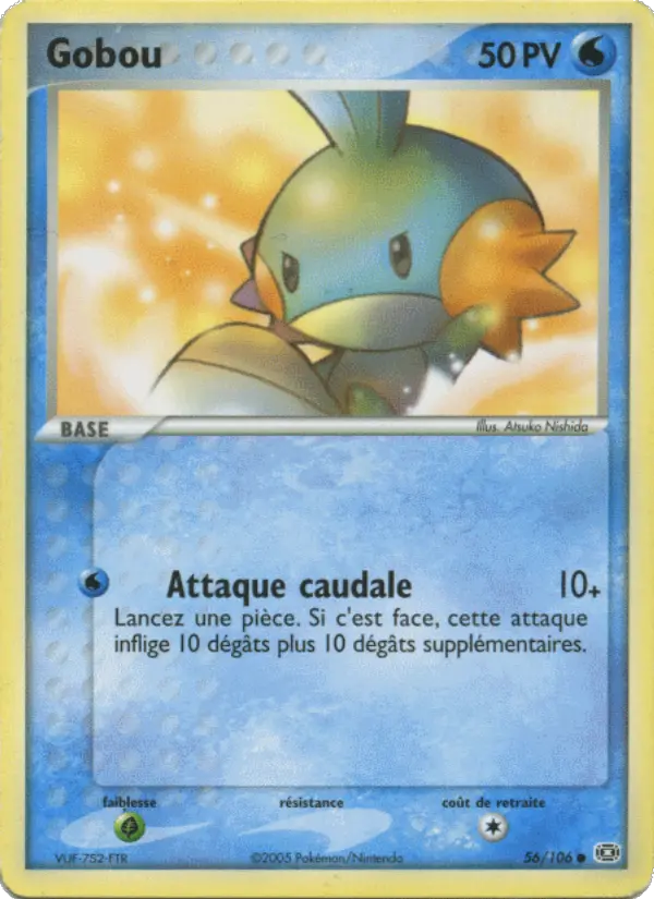Scan HD carte Pokémon Gobou 56/106 — EX Émeraude
