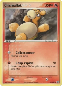 Carte Pokemon Chamallot 57/106 EX Émeraude