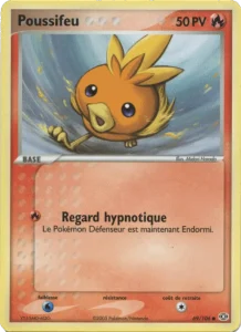 Carte Pokemon Poussifeu 69/106 EX Émeraude