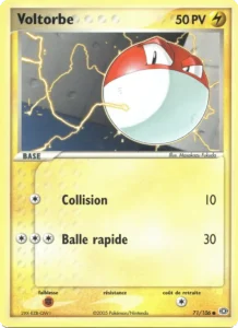 Carte Pokemon Voltorbe 71/106 EX Émeraude