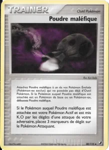 Carte Pokemon Poudre maléfique 80/115 EX Forces Cachées