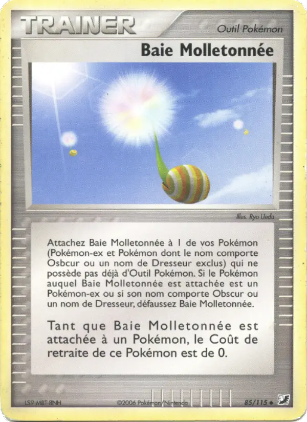 Scan HD carte Pokémon Baie Molletonnée 85/115 — EX Forces Cachées