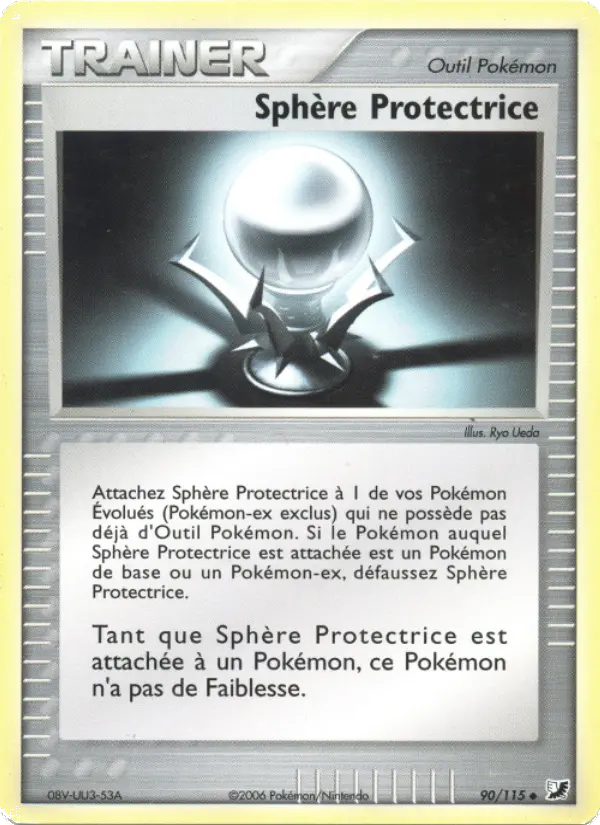 Scan HD carte Pokémon Sphère Protectrice 90/115 — EX Forces Cachées
