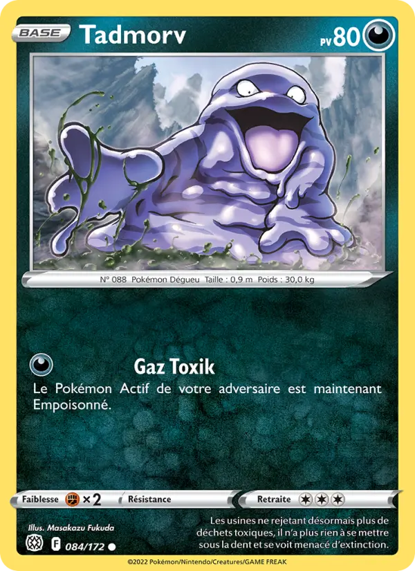 Scan HD carte Pokémon Tadmorv 084/172 — Stars Étincelantes