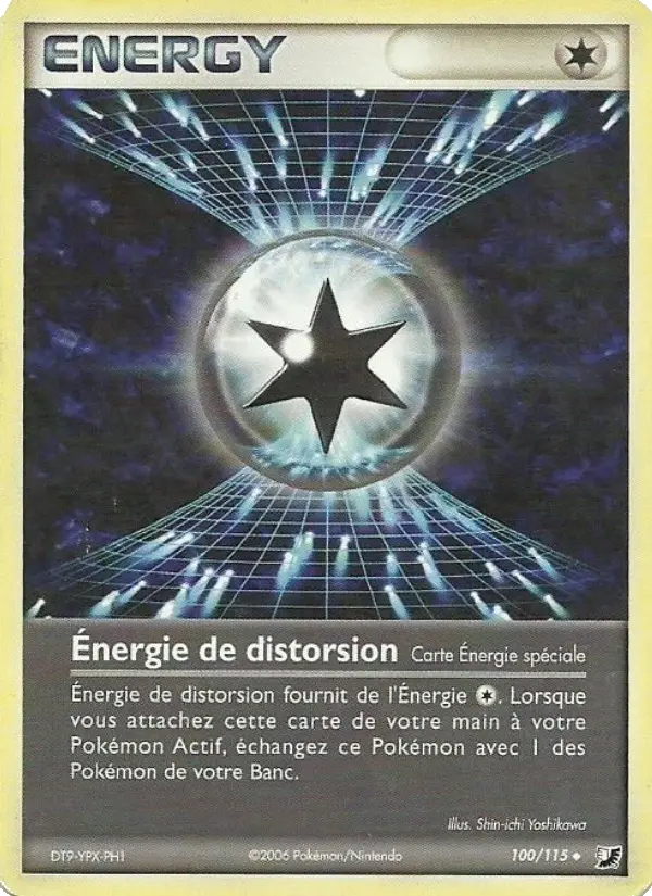 Scan HD carte Pokémon Énergie de distorsion 100/115 — EX Forces Cachées