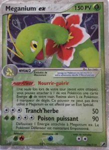 Carte Pokemon Meganium ex 106/115 EX Forces Cachées
