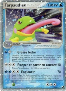 Carte Pokemon Tarpaud ex 107/115 EX Forces Cachées