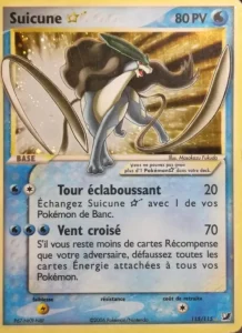 Carte Pokémon Suicune ☆ 115 EX Forces Cachées