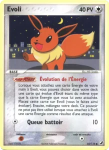 Carte Pokemon Evoli 55/115 EX Forces Cachées