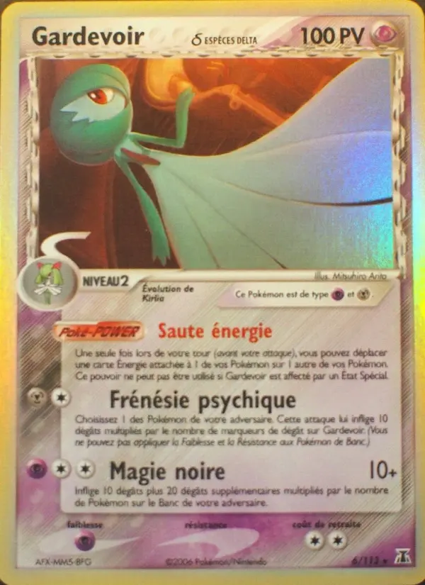 Scan HD carte Pokémon Gardevoir δ 6/113 — EX Espèces Delta
