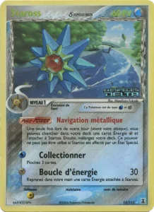 Carte Pokemon Staross δ 15/113 EX Espèces Delta