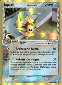 Carte Pokemon Aquali δ 18/113 EX Espèces Delta
