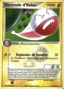 Carte Pokemon Electrode d'Holon 21/113 EX Espèces Delta