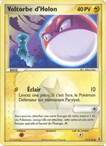 Carte Pokemon Voltorbe d'Holon 71/113 EX Espèces Delta