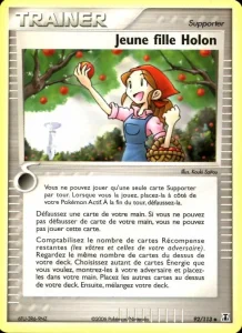 Carte Pokemon Jeune fille Holon 92/113 EX Espèces Delta