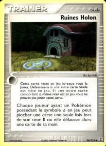 Carte Pokemon Ruines Holon 96/113 EX Espèces Delta