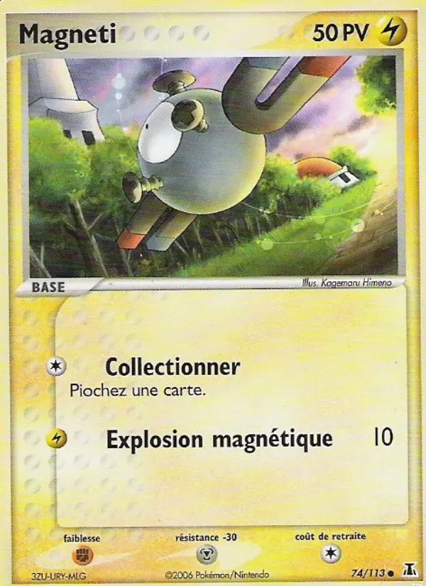 Scan HD carte Pokémon Magneti 74/113 — EX Espèces Delta
