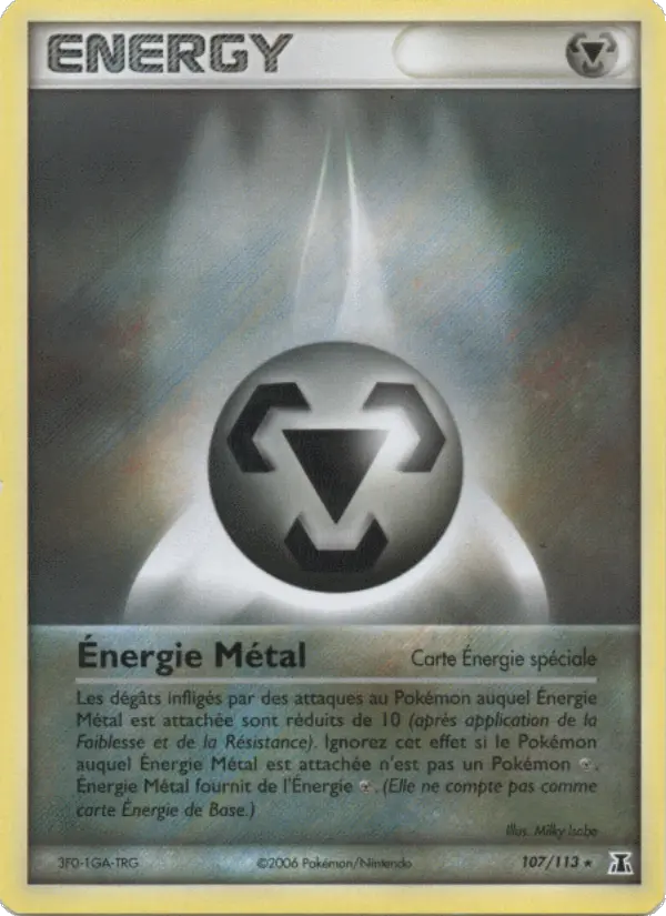 Scan HD carte Pokémon Énergie Métal 107/113 — EX Espèces Delta