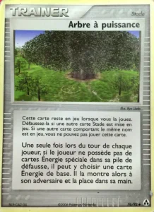 Carte Pokemon Arbre à puissance 76/92 EX Créateurs de légendes