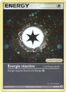 Carte Pokemon Énergie réaction 82/92 EX Créateurs de légendes