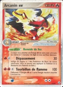 Carte Pokemon Arcanin ex 83/92 EX Créateurs de légendes