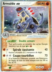 Carte Pokemon Armaldo ex 84/92 EX Créateurs de légendes