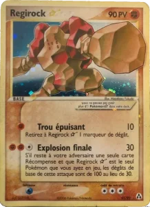 Carte Pokémon Regirock ☆ 91 EX Créateurs de légendes