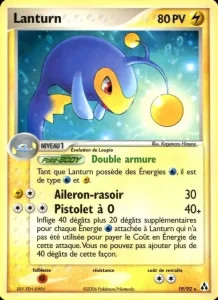 Carte Pokemon Lanturn 19/92 EX Créateurs de légendes