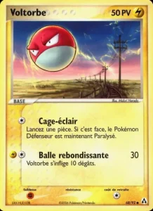 Carte Pokemon Voltorbe 68/92 EX Créateurs de légendes