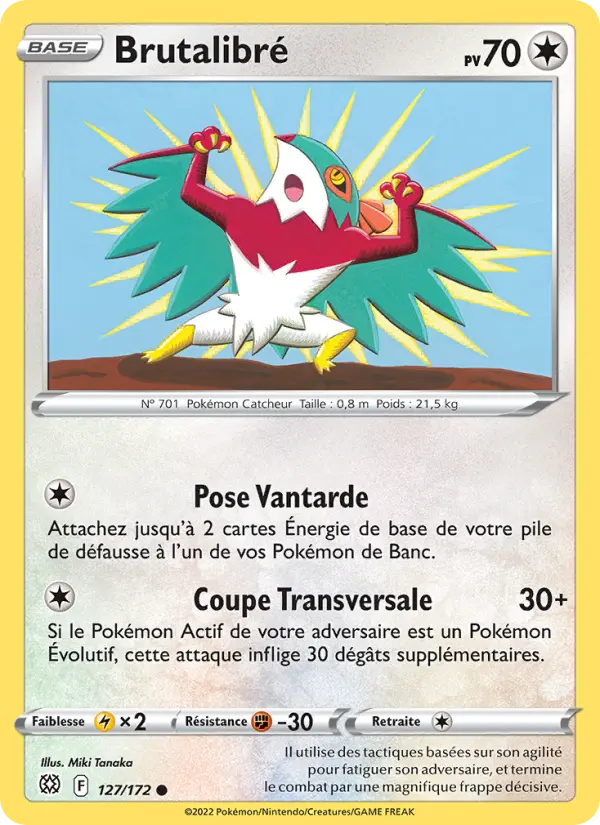 Scan HD carte Pokémon Brutalibré 127/172 — Stars Étincelantes