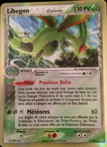 Carte Pokémon Libegon δ 7/110