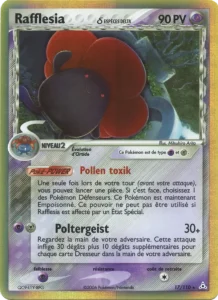 Carte Pokemon Rafflesia δ 17/110 EX Fantômes Holon