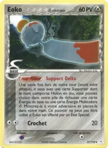 Carte Pokemon Eoko δ 37/110 EX Fantômes Holon