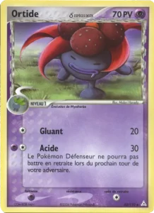 Carte Pokemon Ortide δ 42/110 EX Fantômes Holon