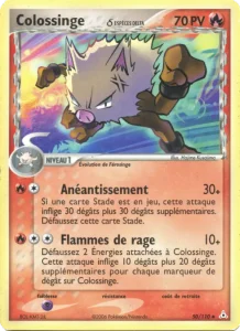 Carte Pokemon Colossinge δ 50/110 EX Fantômes Holon