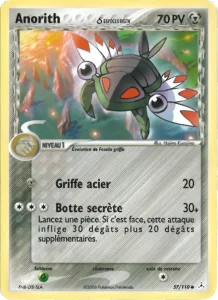 Carte Pokemon Anorith δ 57/110 EX Fantômes Holon