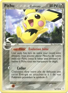 Carte Pokemon Pichu δ 76/110 EX Fantômes Holon