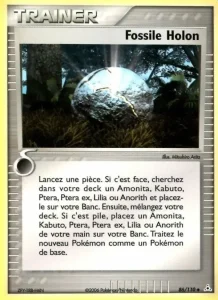 Carte Pokemon Fossile Holon 86/110 EX Fantômes Holon