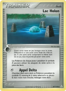 Carte Pokemon Lac Holon 87/110 EX Fantômes Holon