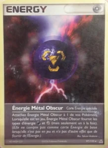 Carte Pokemon Énergie Métal Obscur 97/110 EX Fantômes Holon